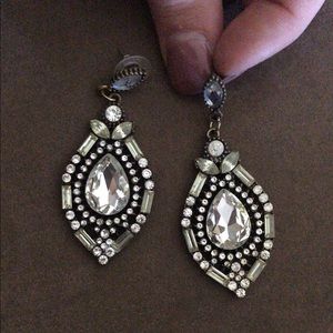 Diamond Statement Earrings.